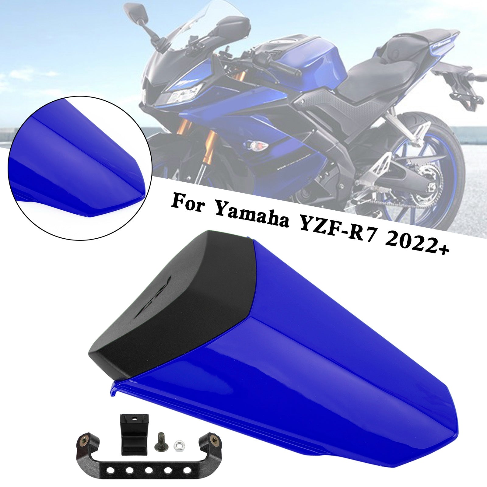 22-23 YAMAHA YZF R7 Heck Rücksitzbezug Verkleidung