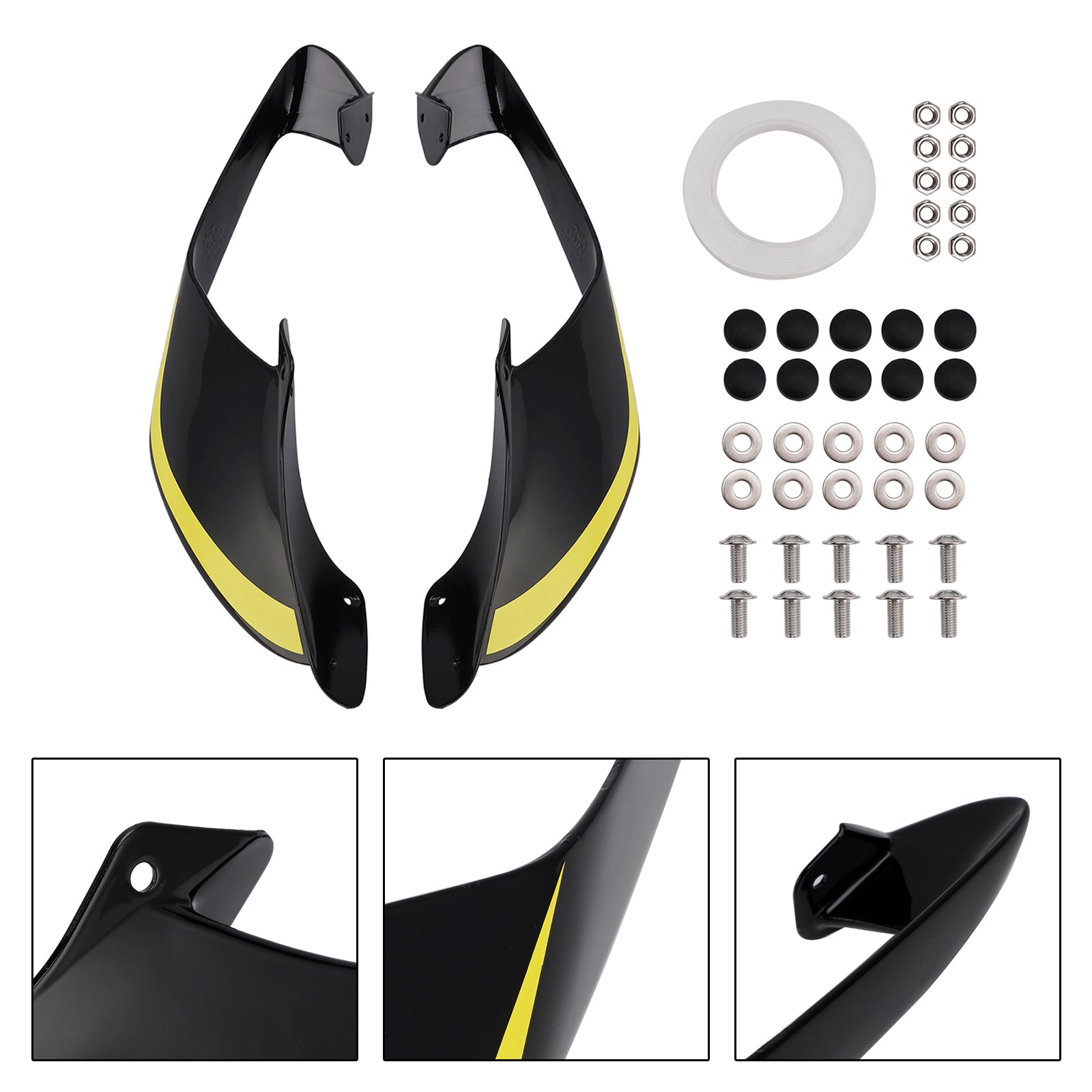 2021-2024 Yamaha YZF R1 R1M Voorzijde Winglets Vleugels Spoiler Kuip