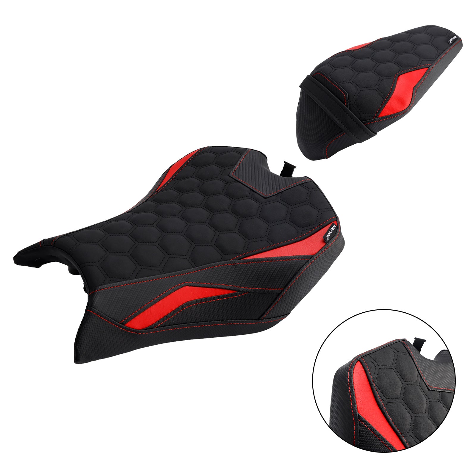2025 Kawasaki Ninja Z900 Zr900-F Driver&Passenger Seat Rear Cushion Red2