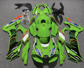 Amotopart 2021-2024 Kawasaki ZX 10RR ZX 10R Black Green Fairing Kit