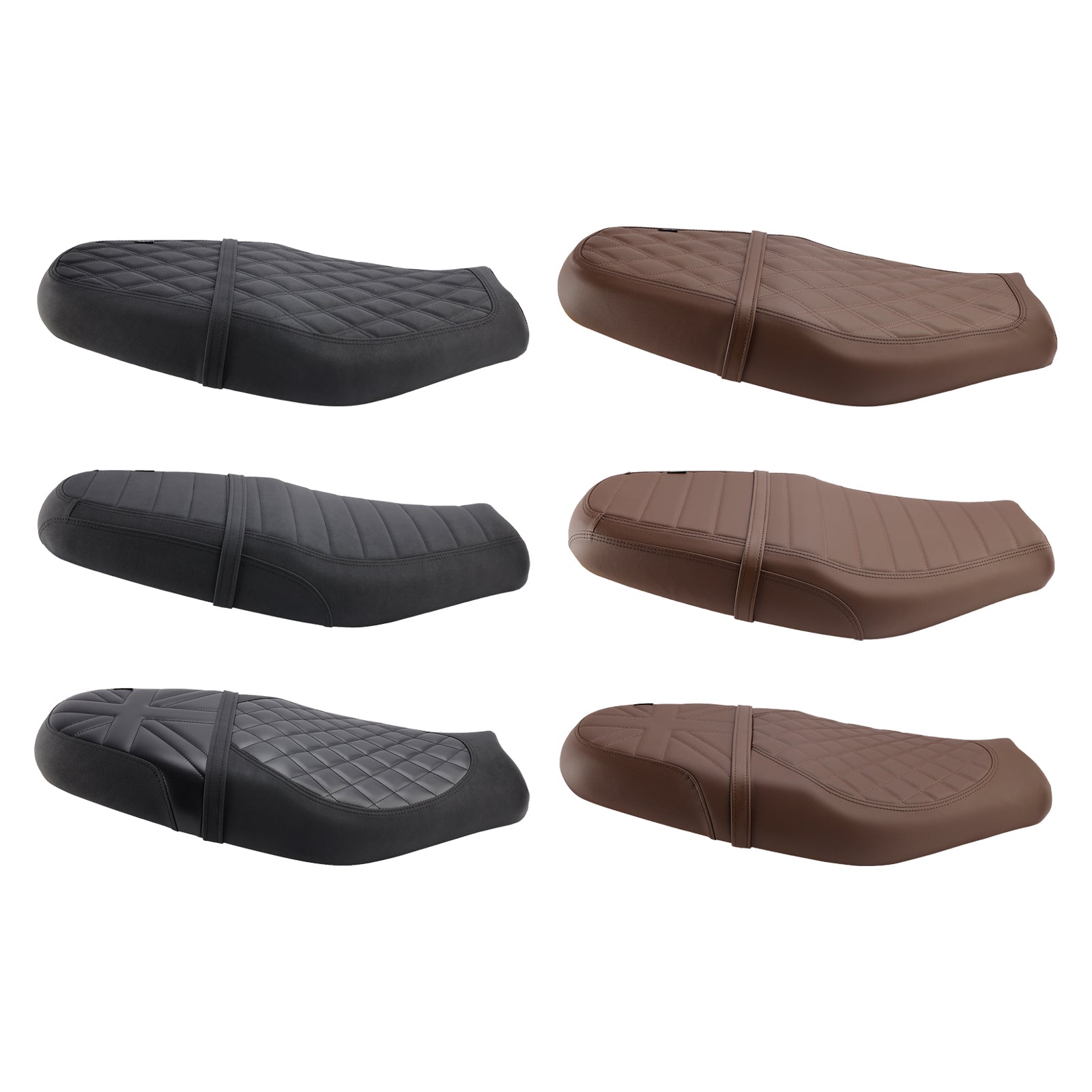 Fahrer-Beifahrersitz vorne hinten Kissen passend für Triumph Street Twin 16–22 Speed ​​Twin 900 23–24