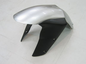 Amotopart 2004–2005 Kawasaki ZX10R Verkleidungsset in Silber und Schwarz