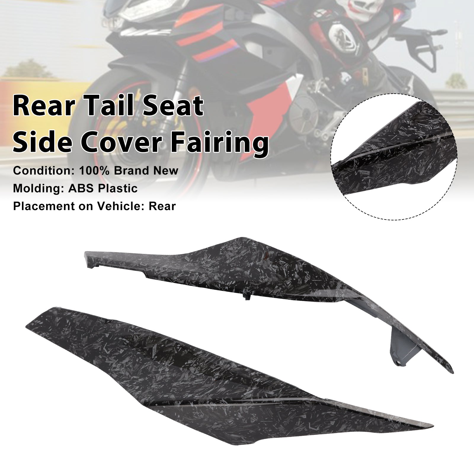 2024-2025 Aprilia RS457 RS 457  Rear Tail Seat Side Cover Fairing