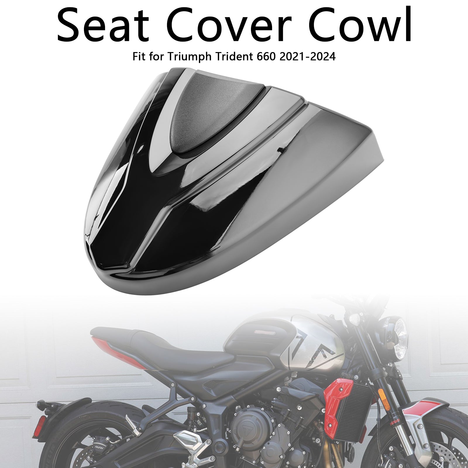 21-24 Trident 660 Tail Rear Seat Cover Fairing Cowl