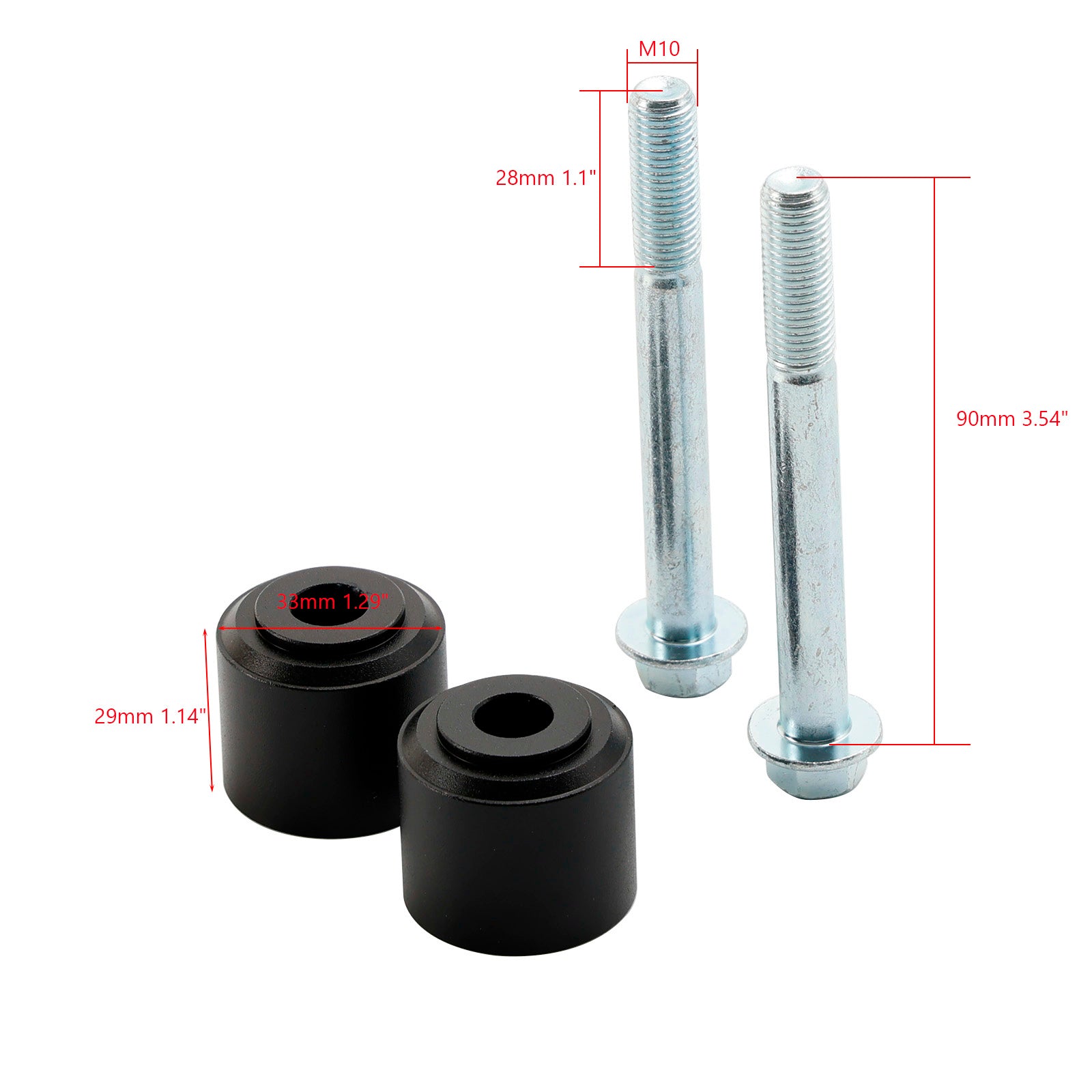 Kit de espaciador de elevador de 30 mm para Street Twin / Cup / Scrambler / Speed ​​Twin 900 17-23