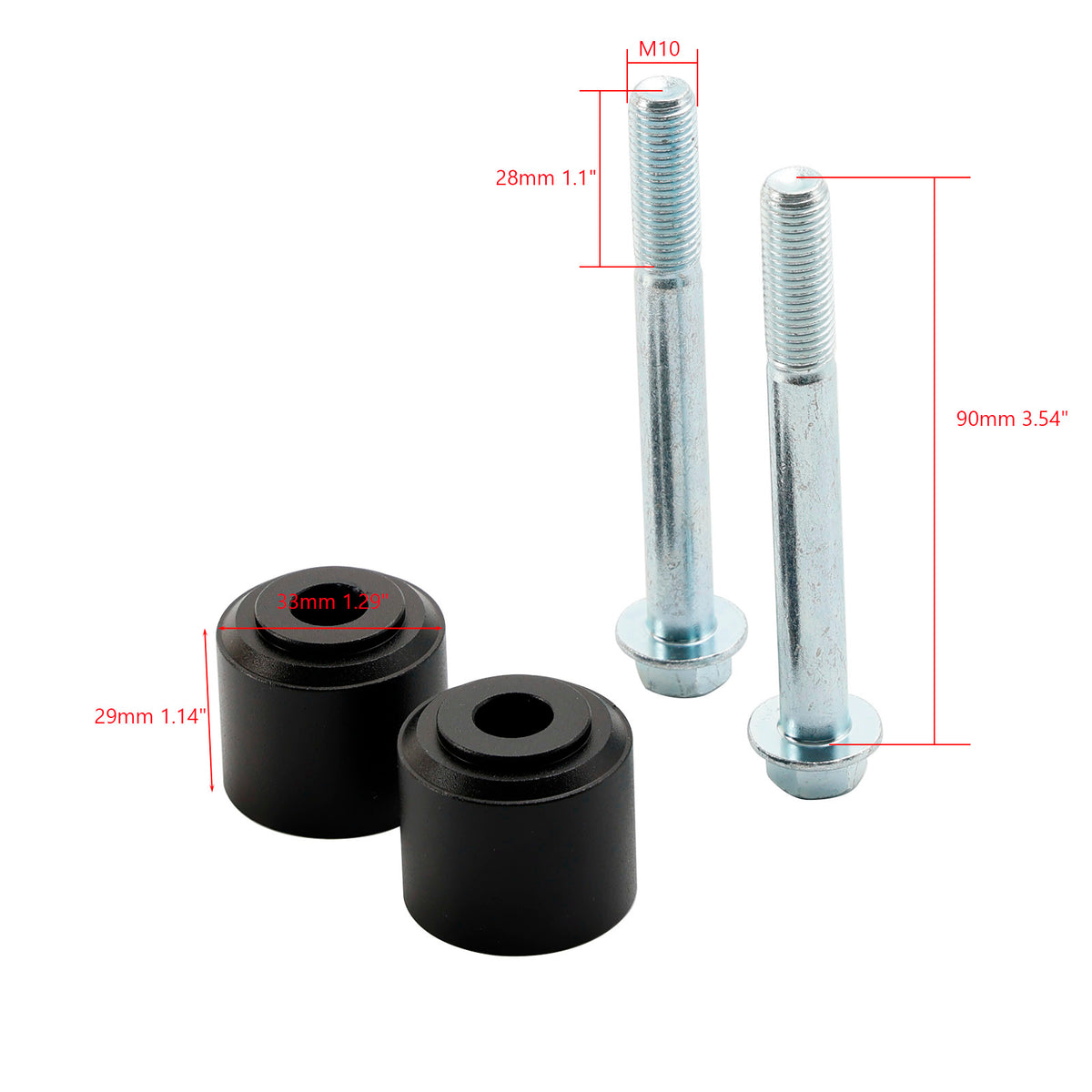 Kit de espaciador de elevador de 30 mm para Street Twin / Cup / Scrambler / Speed ​​Twin 900 17-23