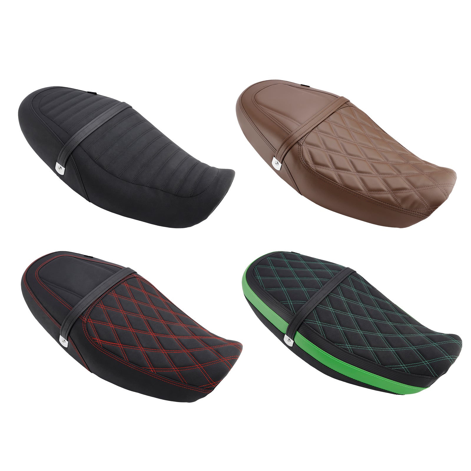 18-24 Kawasaki Ninja Z900Rs Replace Front Rear Driver Passenger Seat White Red