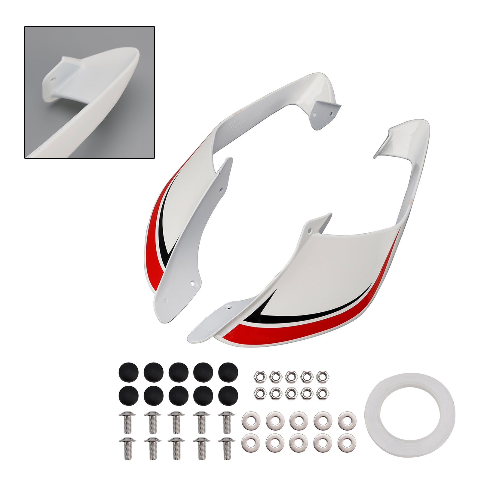 2021-2024 Yamaha YZF R1 R1M Voorzijde Winglets Vleugels Spoiler Kuip