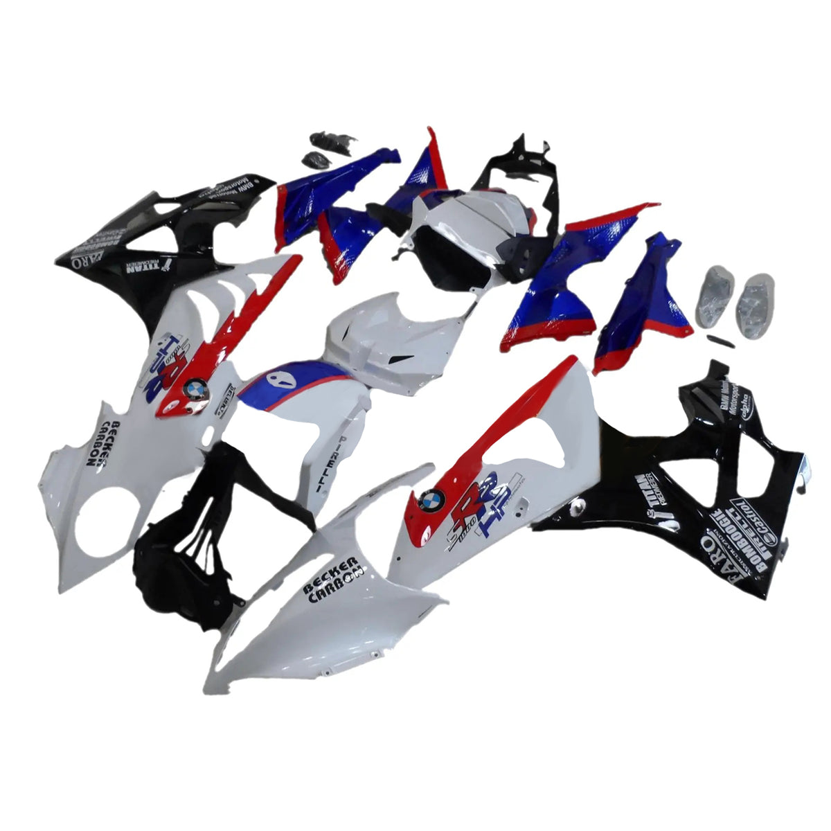 Amotopart BMW S1000RR 2009-2014 Blue&Red Style1 Fairing Kit