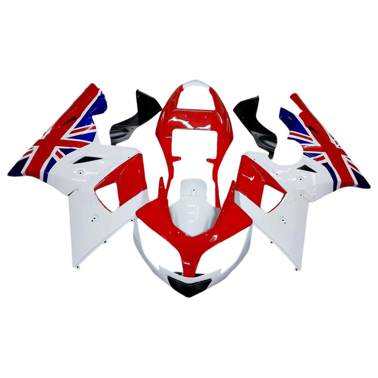 Amotopart 2002-2005 Triumph Daytona 600 650 England Flag Fairing Kit