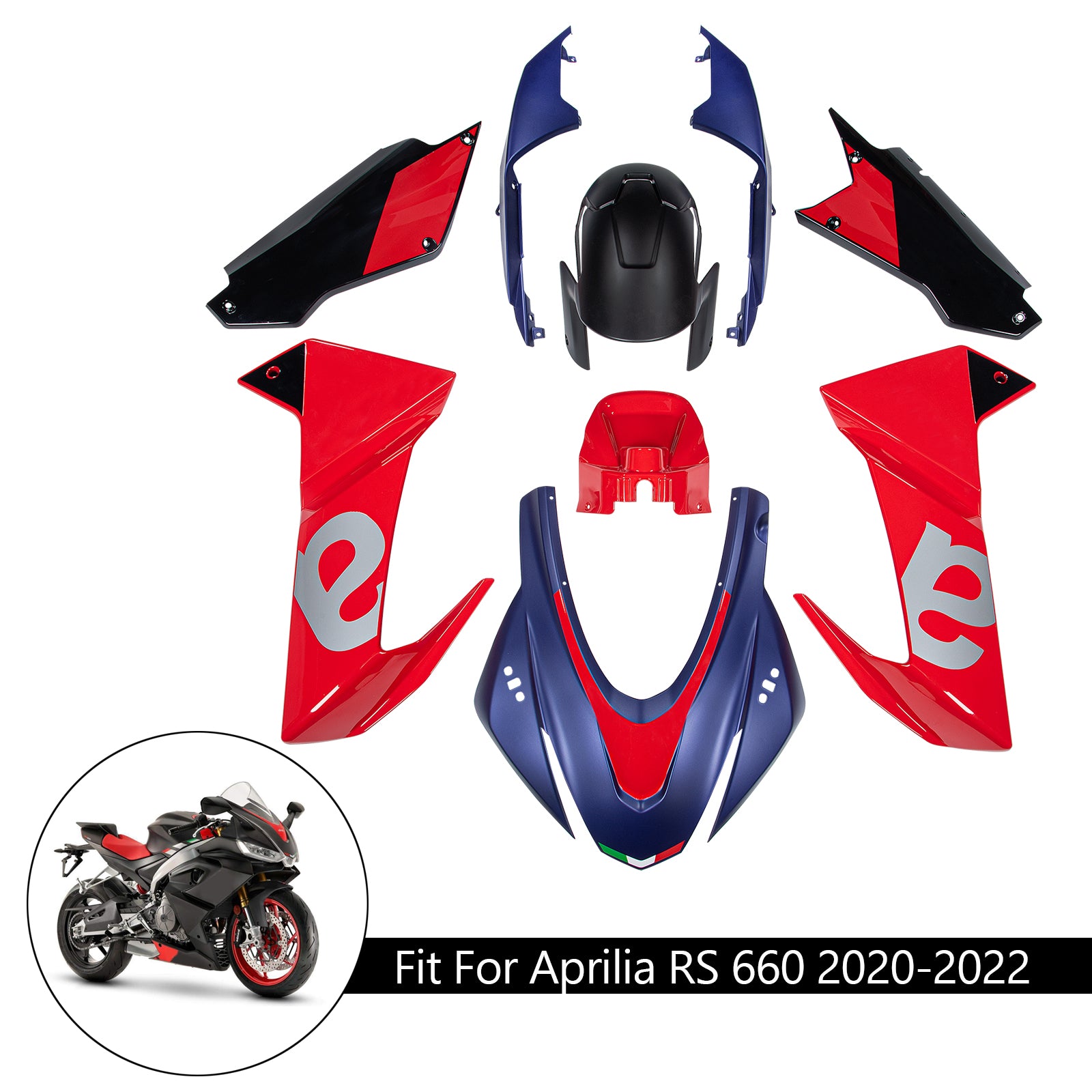 Amotopart (2020-2024) Aprilia RS 660 Fairing Kit Collection