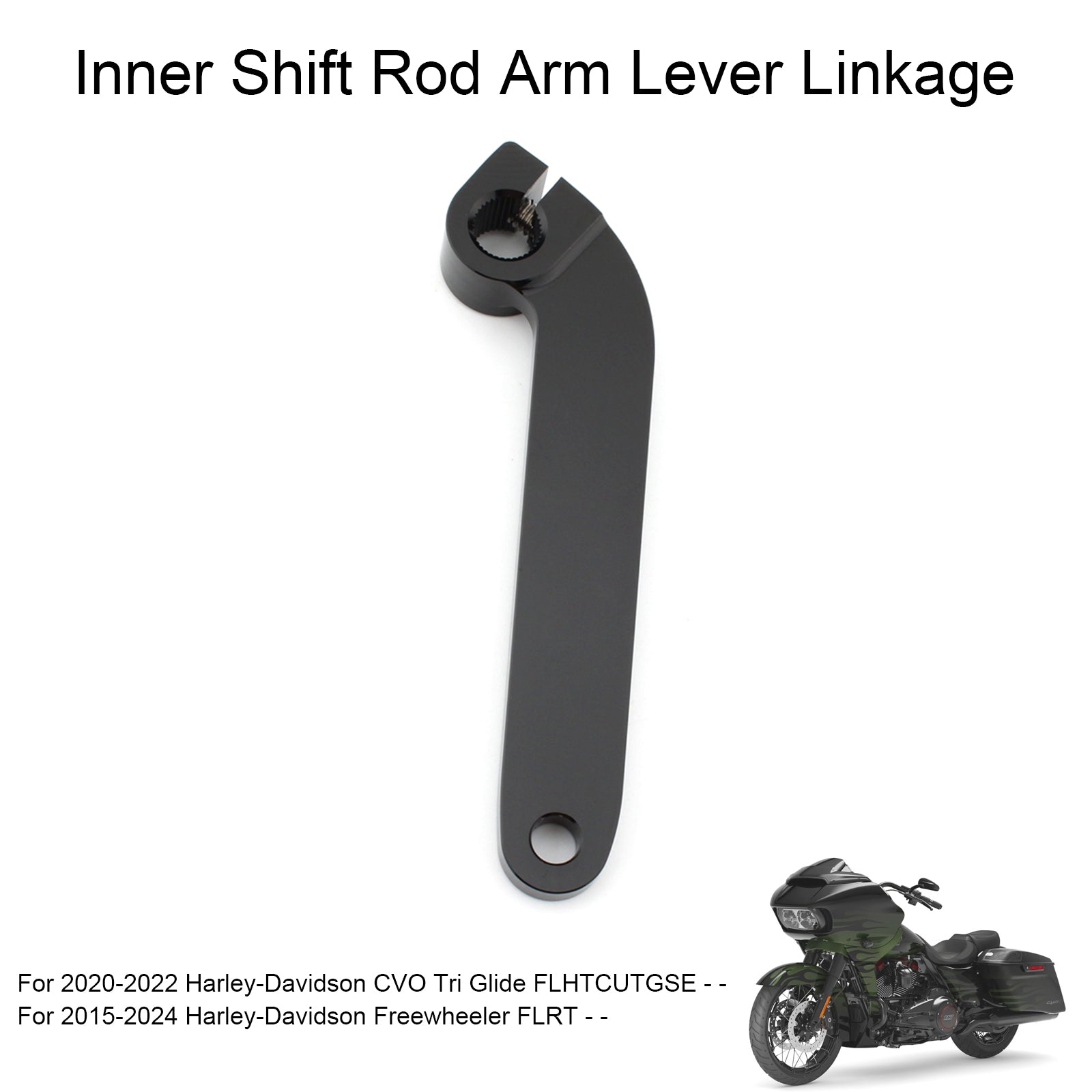 84-19 Road King FLH FLT FLRT Inner Shift Rod Arm Lever Linkage 1602-0868