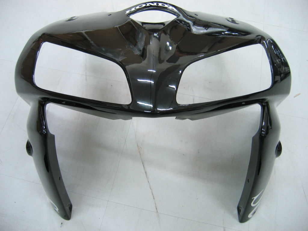 Amotopart 2005–2006 Honda CBR600RR Schwarz-Silber-Akzent-Verkleidungsset