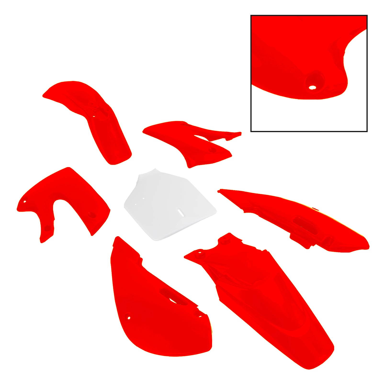 Injection ABS Plastic Bodywork Fairing Kit for kawasaki klx110 klx65 RM65 DRZ110