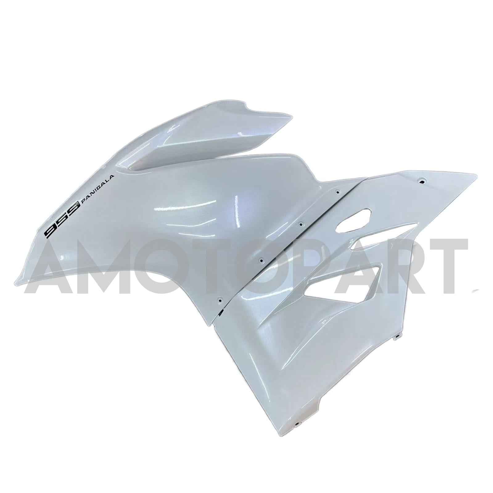 Amotopart 2015-2020 Ducati 959 Glossy White Fairing Kit