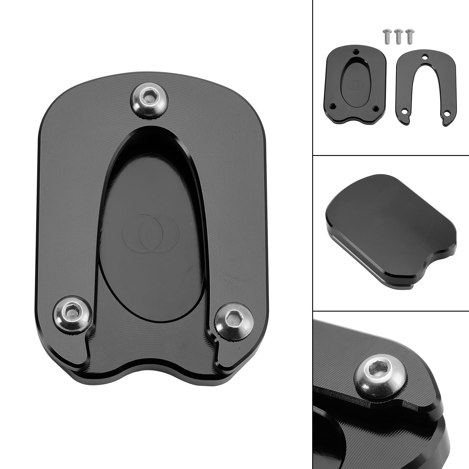 21-23 Meteor 350 Kickstand Enlarge Plate Pad