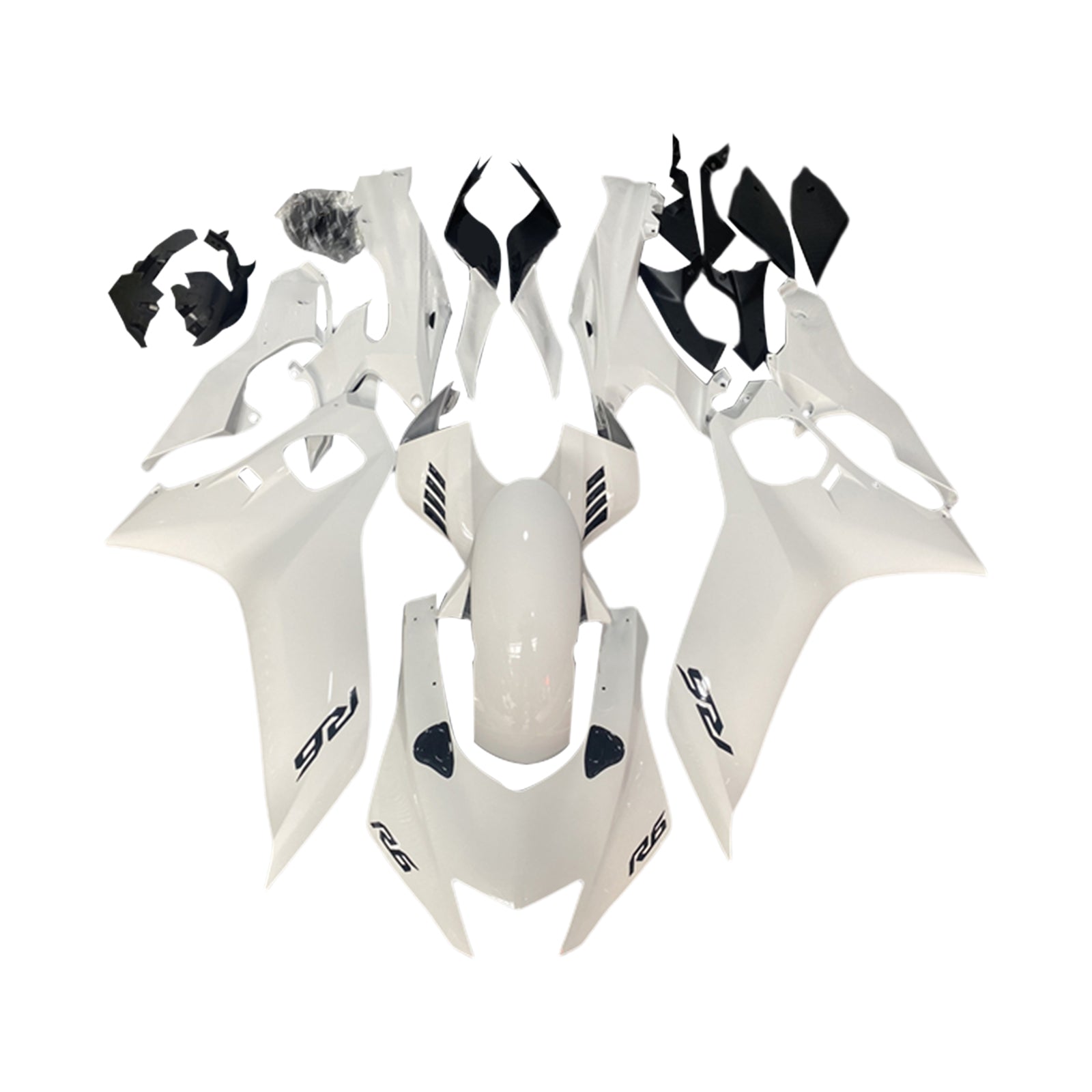 Kit Carenado Amotopart Yamaha YZF-R6 2017-2023 Blanco