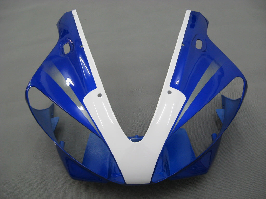 Amotopart 2000-2001 Yamaha YZF 1000 R1 Kit de carénage bleu et blanc Style2