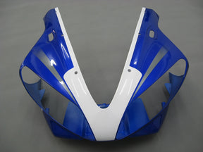 Amotopart 2000-2001 Yamaha YZF 1000 R1 Blue&White Style2 Fairing Kit