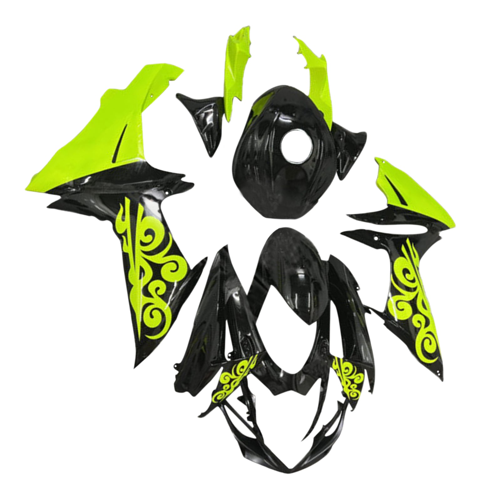 Amotopart 2011-2025 Suzuki GSXR 600/750 Kohlefaser-Musterverkleidungskit