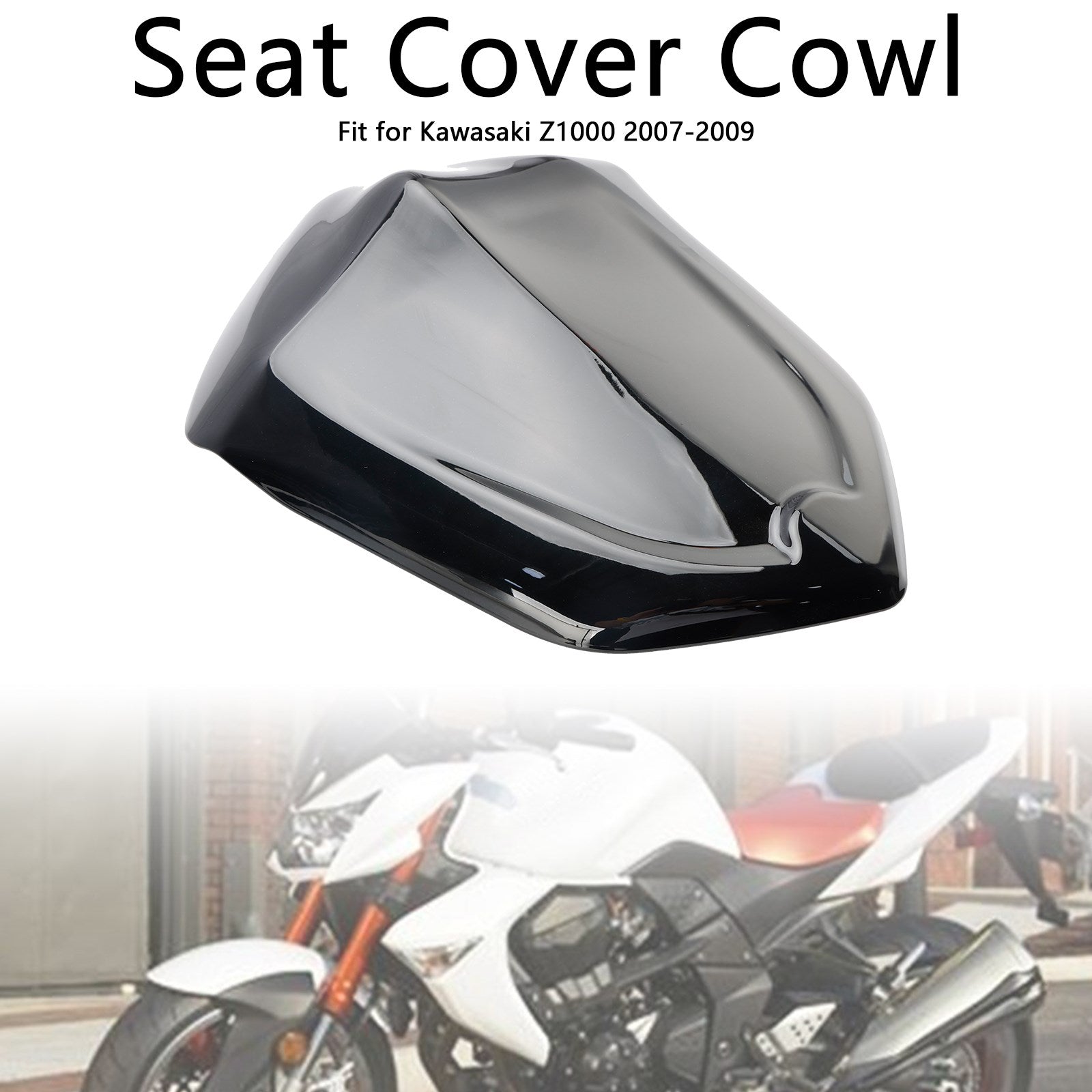 07-09 Kawasaki Z1000 Coda Posteriore Carenatura Copertura Cofano