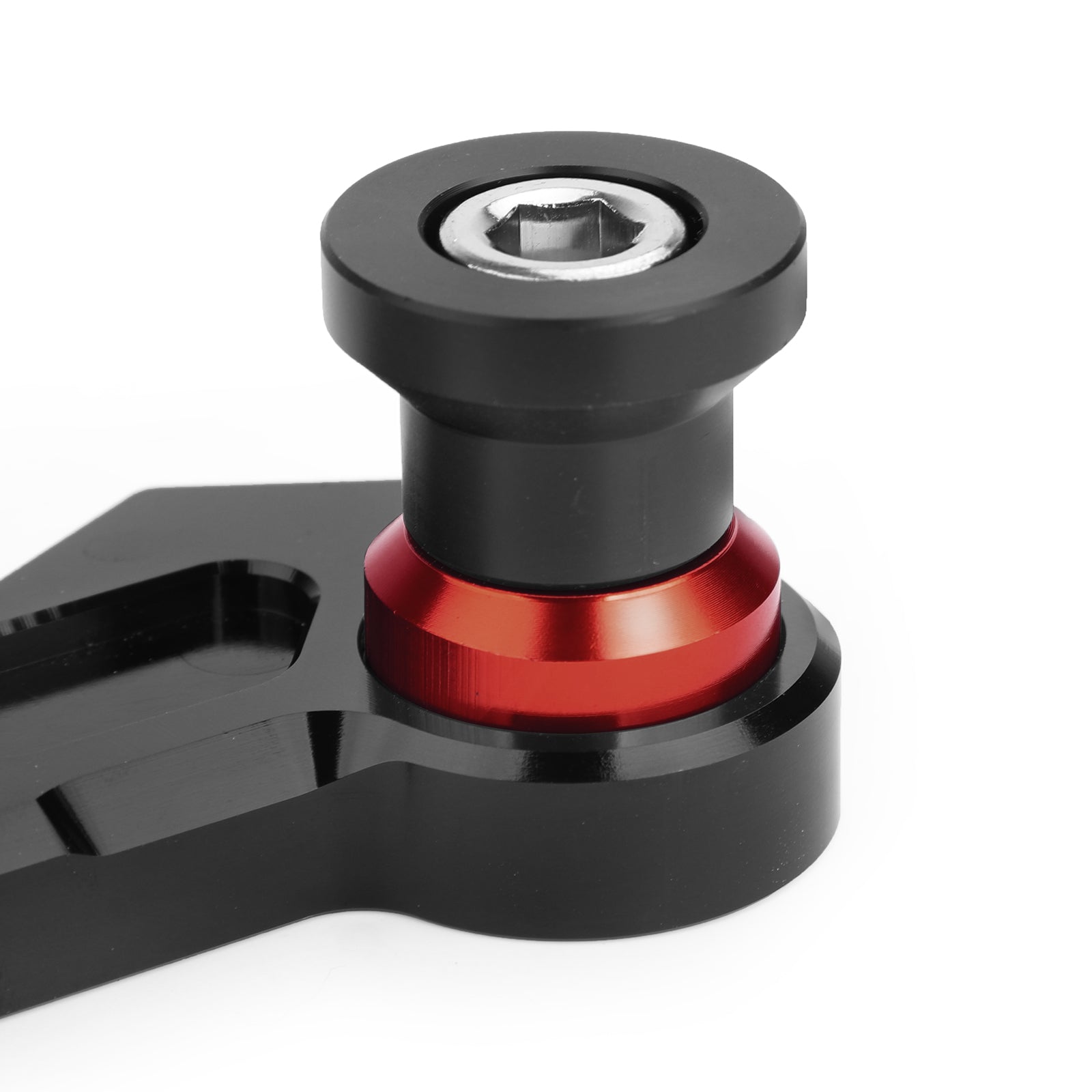 14-18 Honda CB650F CBR650F CNC Chain Adjuster Block With Stand Spool Red