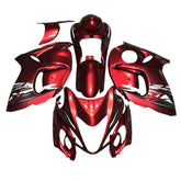 Amotopart 2008-2020 GSX1300R Hayabusa Suzuki Dark Red Fairing Kit