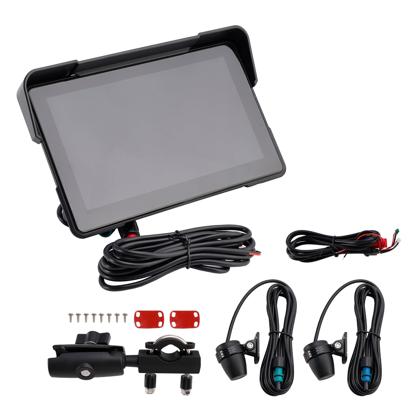 7 Inch Universal Recorder Dvr Carplay Touch Screen For Scooter Motorcy