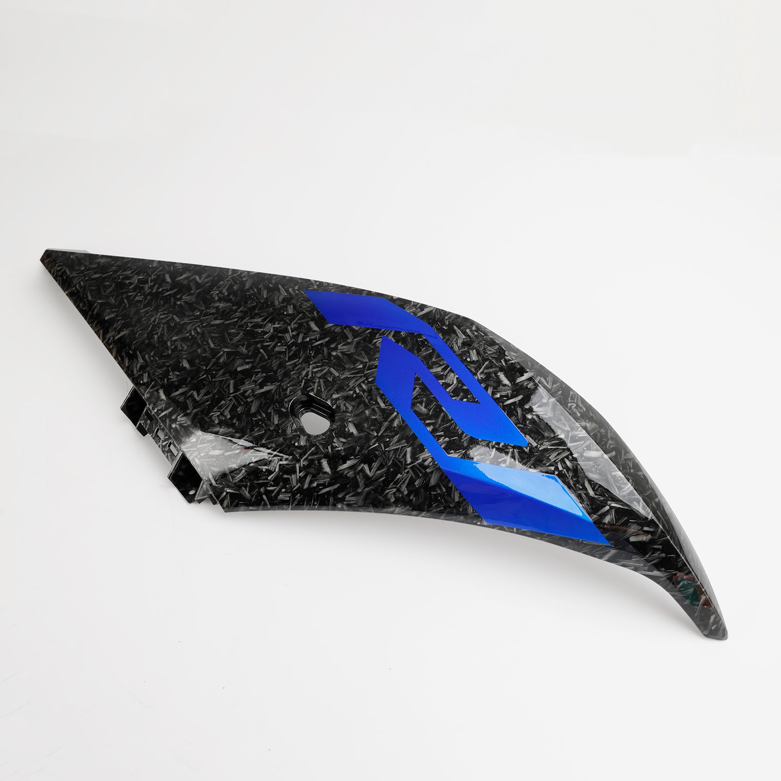 Amotopart 2022-2024 Yamaha YZF-R3 R25 Blue&Marble Carbon fiber Fairing Kit