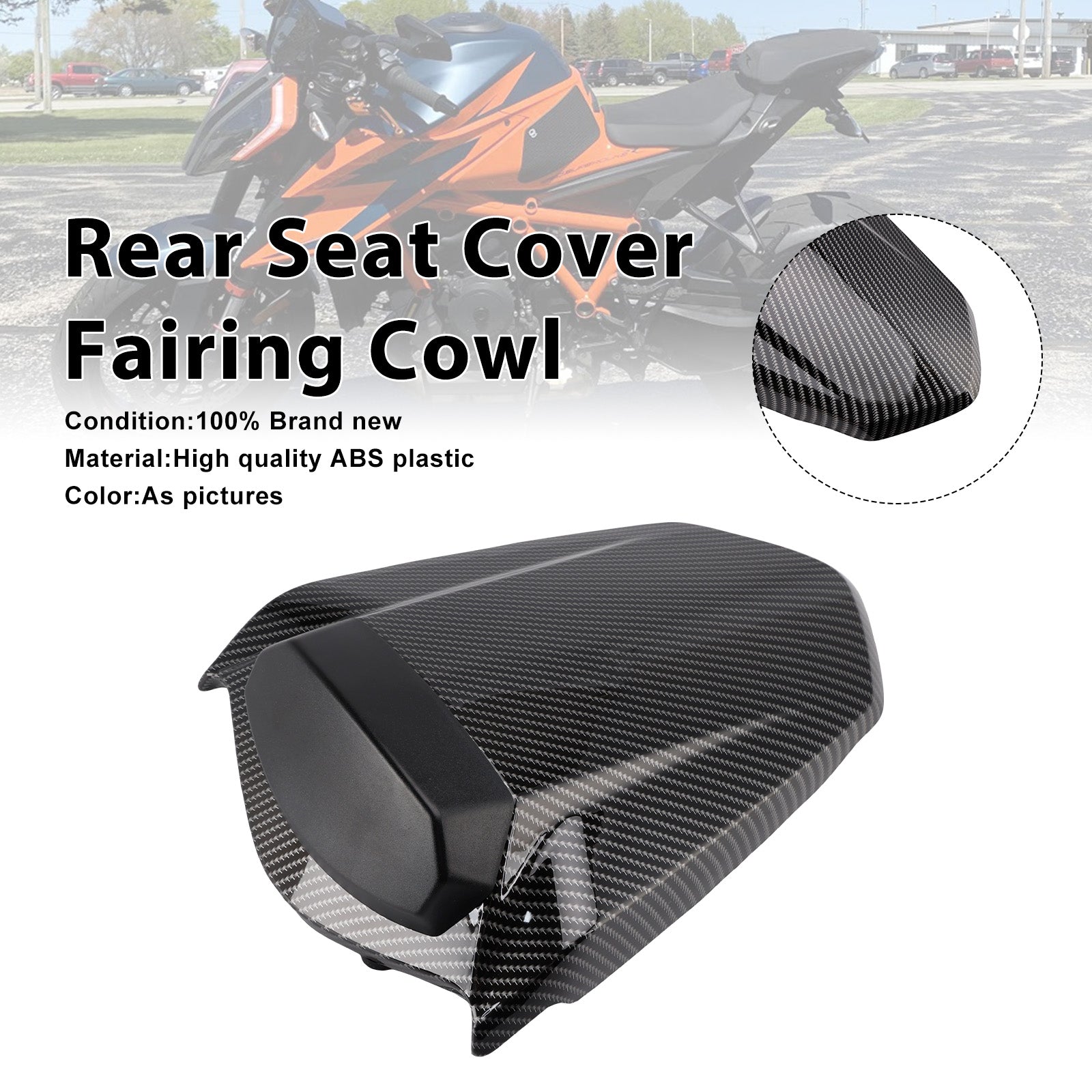 2014-2019 1290 Super Duke R Rear Pillion Seat Cover Fairing Cowl