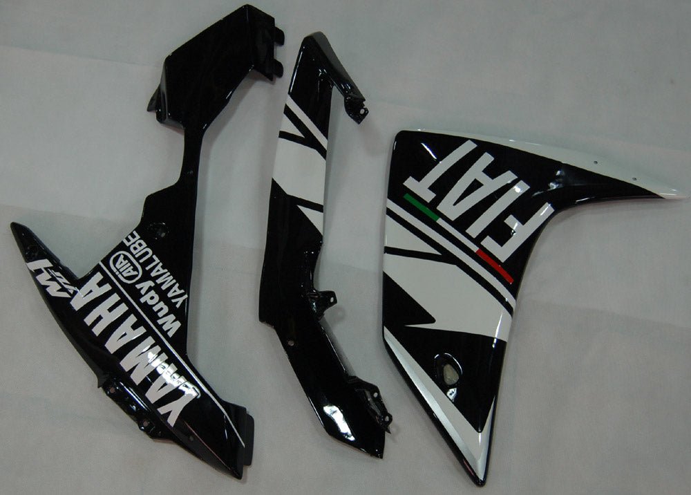 Amotopart 2007-2008 Yamaha YZF 1000 R1 Black&amp;White Style3 Verkleidungsset