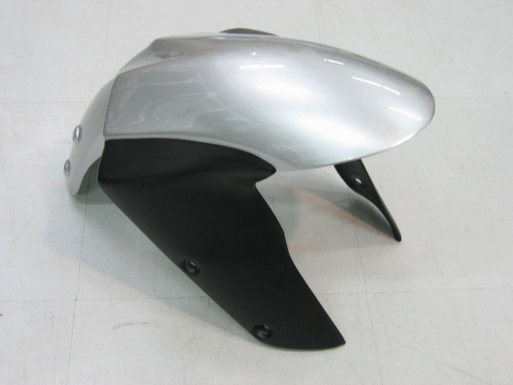 Amotopart 2004-2005 Kawasaki ZX10R Silver&Black Fairing Kit