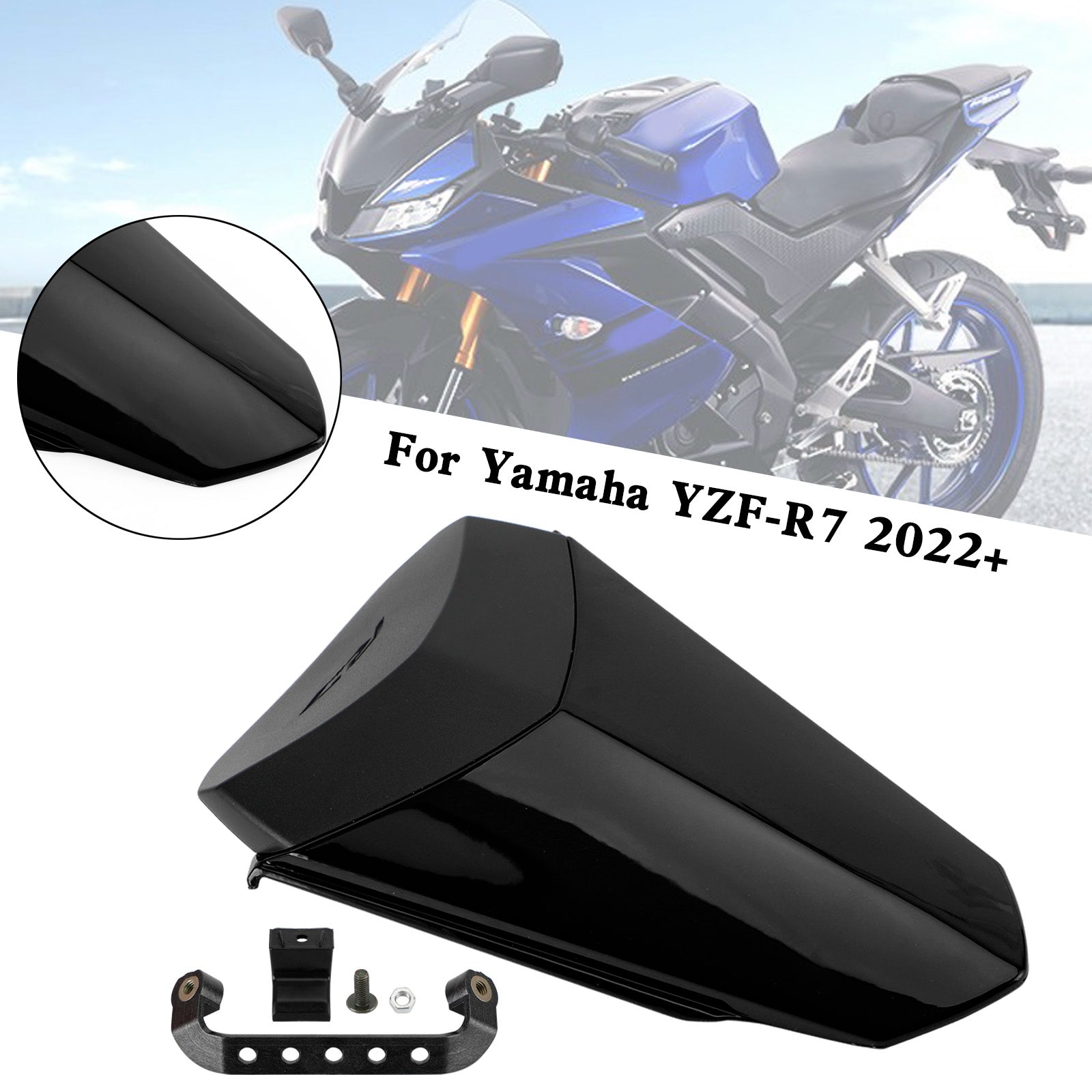 22-23 YAMAHA YZF R7 Tail Rear Seat Cover Fairing Cowl