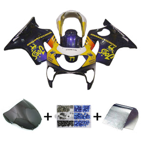 Kit carena Amotopart 1999-2000 Honda CBR600F4 giallo viola