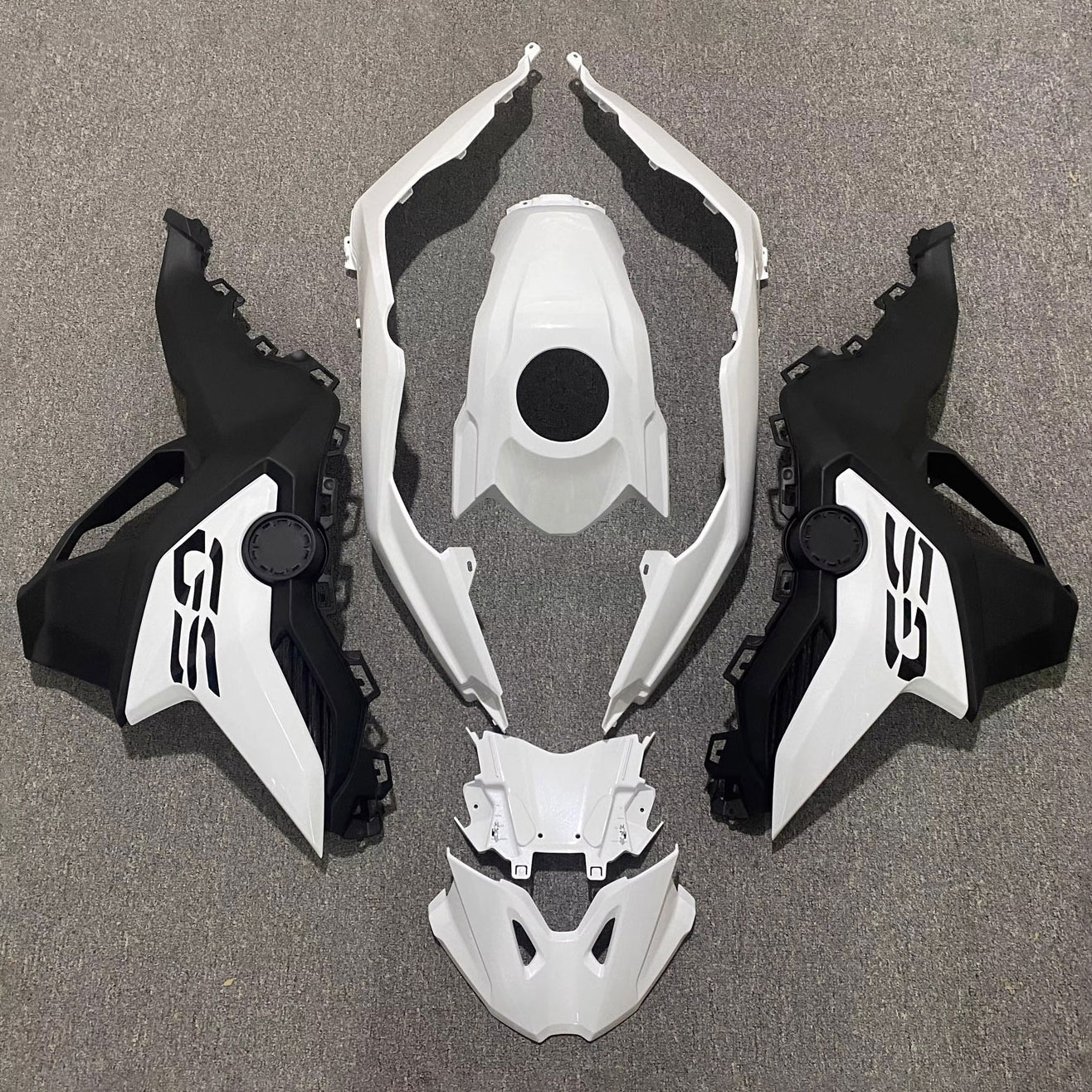 Amotopart 2018-2022 BMW F750GS F850GS White Black Fairing Kit