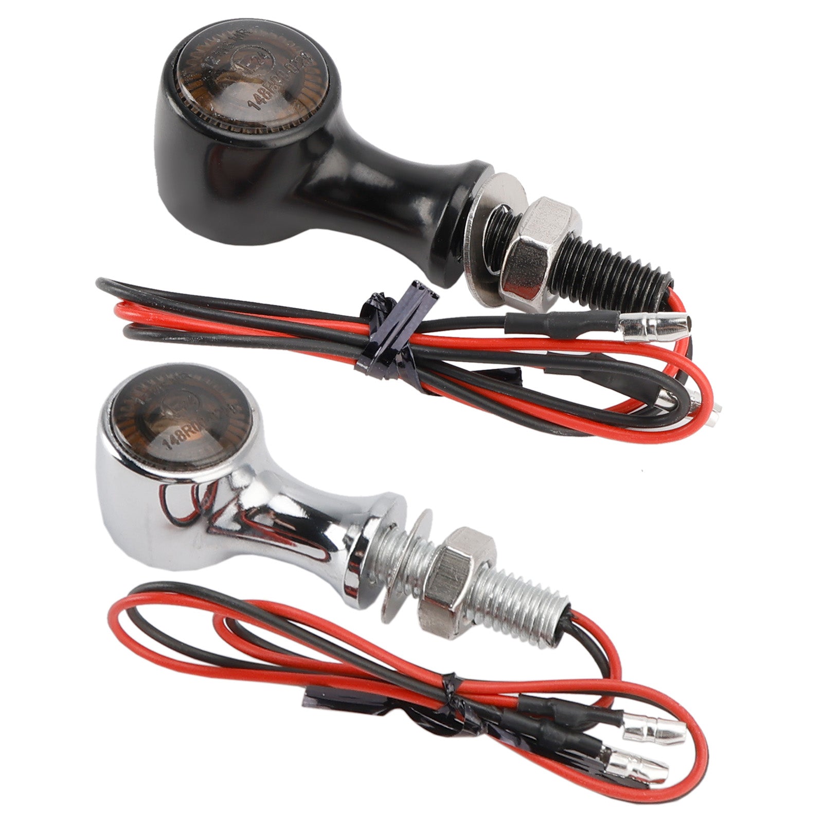 Universal Motorcycle 12V LED Turn Signal Indicator Light 8mm