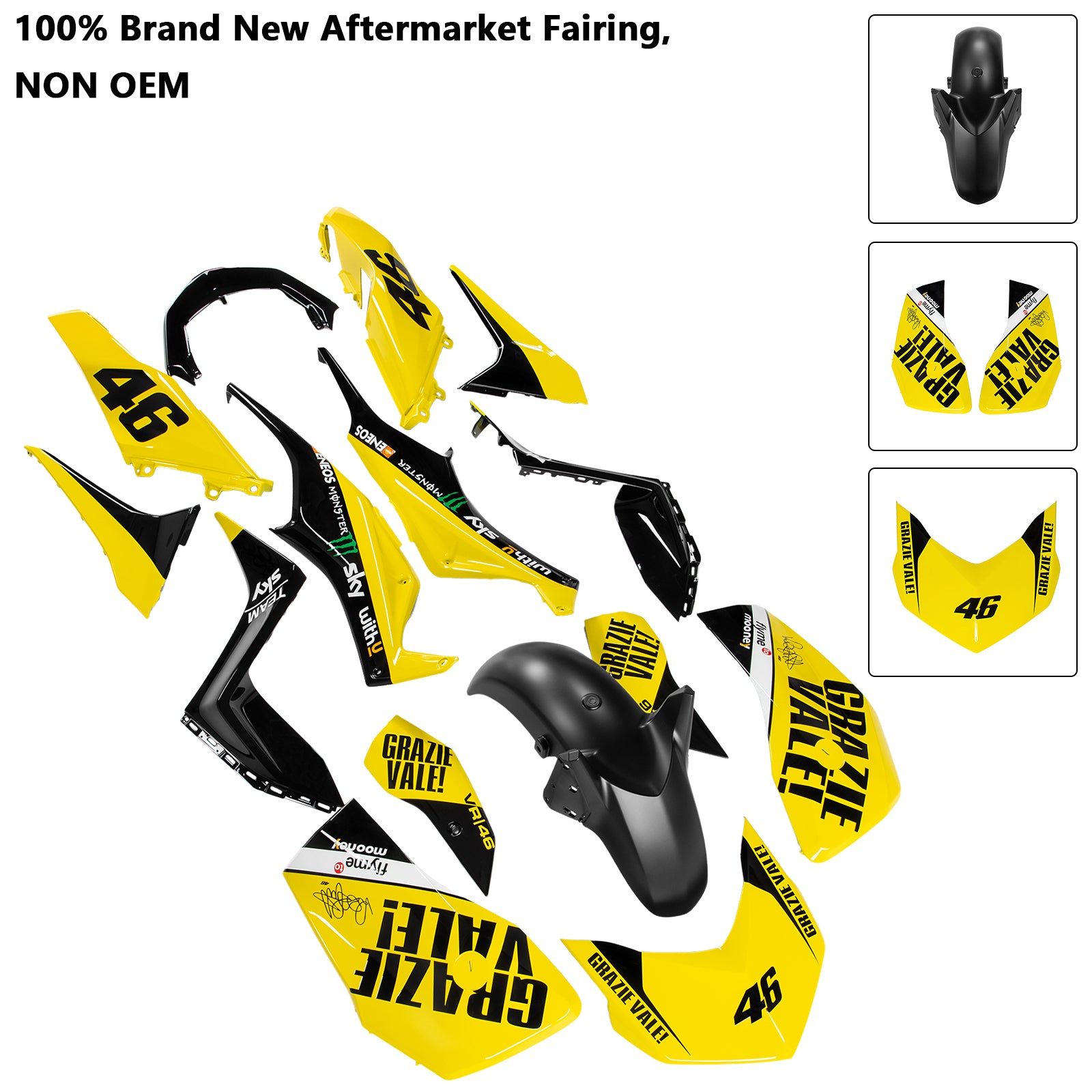 Amotopart 2023-2024 Yamaha X MAX 300 Fairing Kit