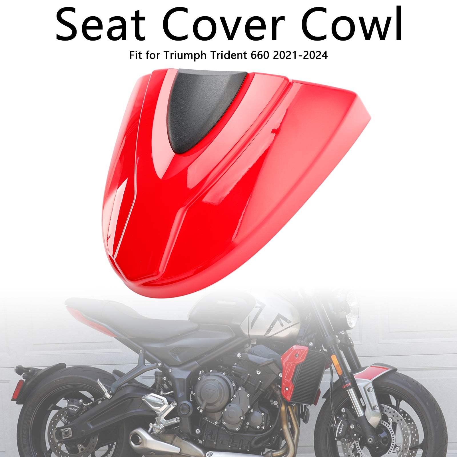 21-24 Trident 660 Tail Rear Seat Cover Fairing Cowl