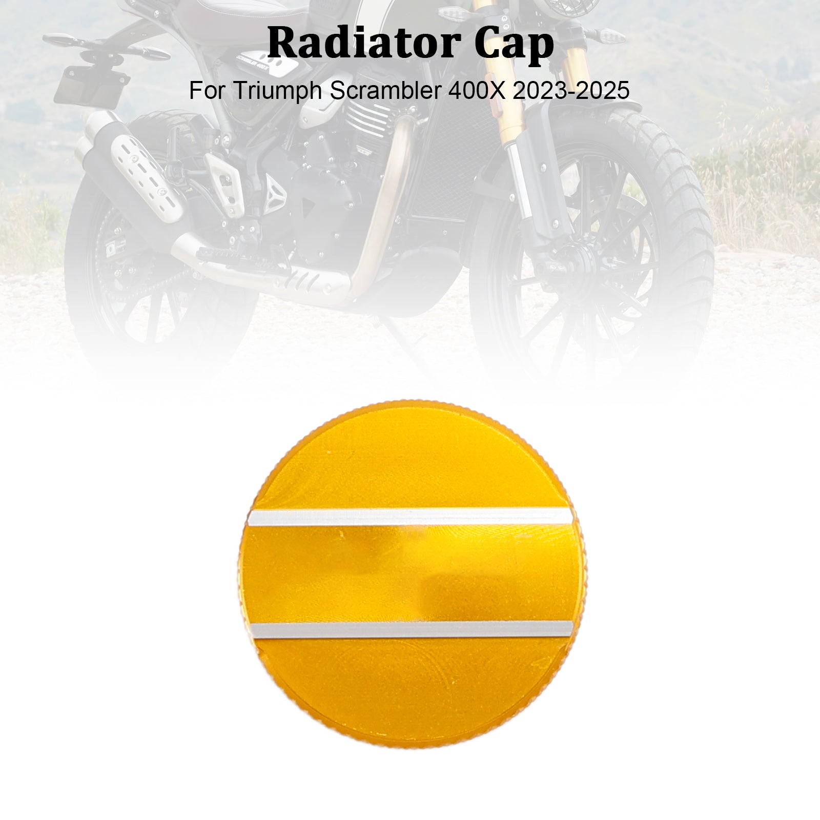 23-25 Scrambler 400X Radiator Cover coolant Cap Lid