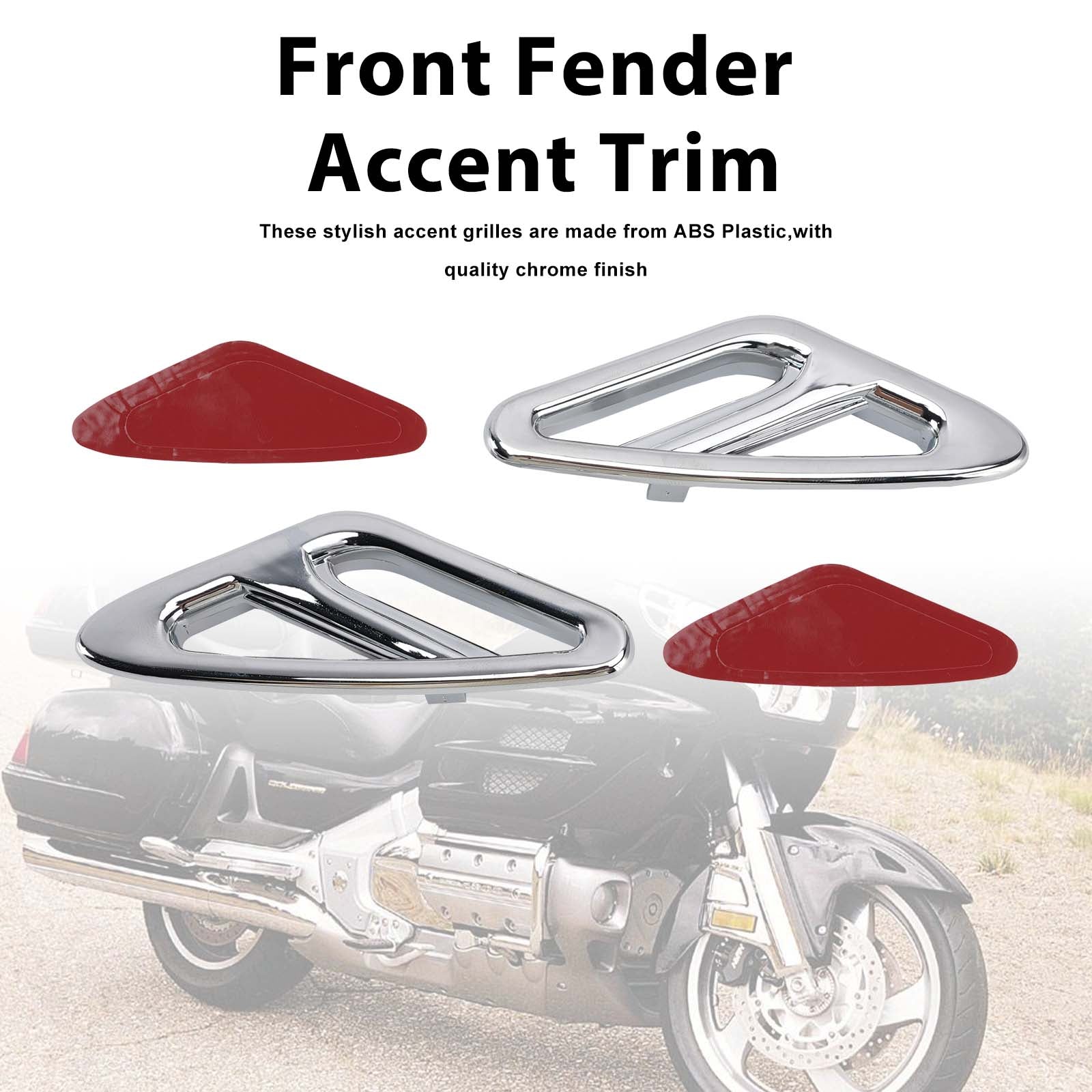2001-2017 Honda GL1800 Goldwing 1800 Front Fender Accent Trim