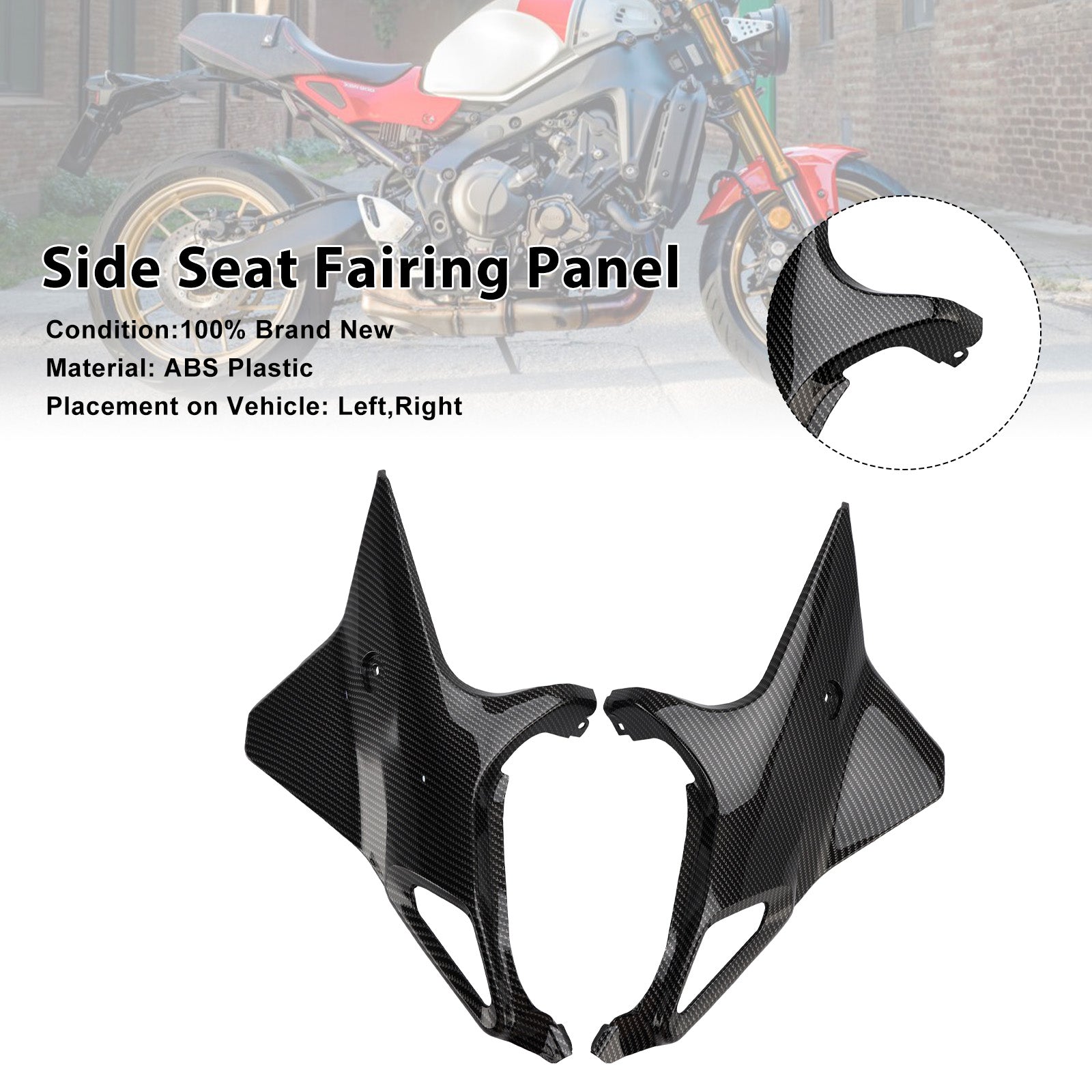 Yamaha XSR 900 XSR900 2022-2025 Side Seat Fairing Panel Cowl
