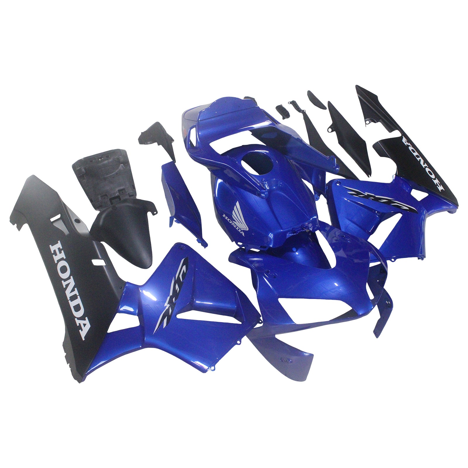 Amotopart 2003-2004 Honda CBR600RR Blue Black Fairing Kit