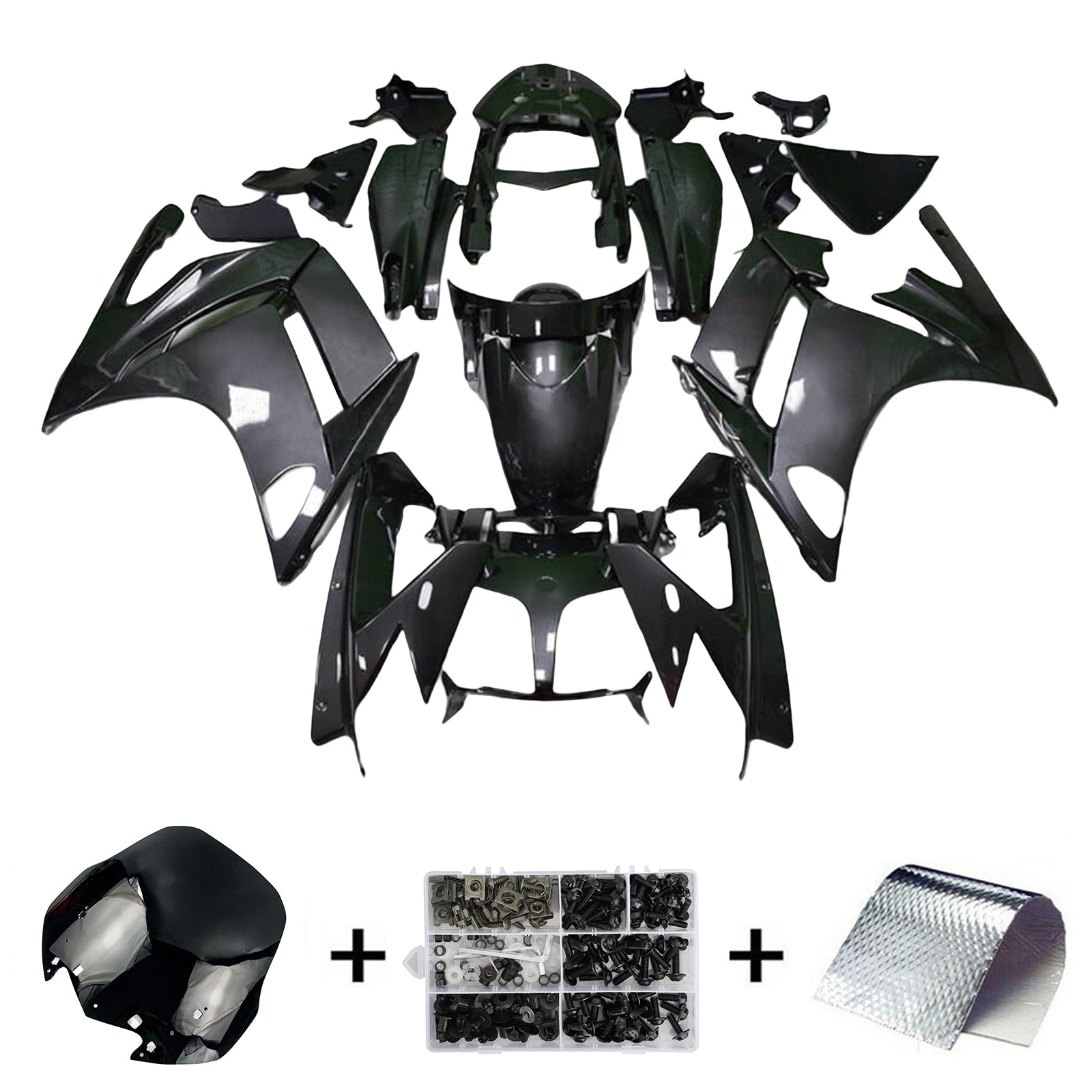 AMOTOPART YAMAHA FJR1300 2013-2015 Black FAIRING KIT