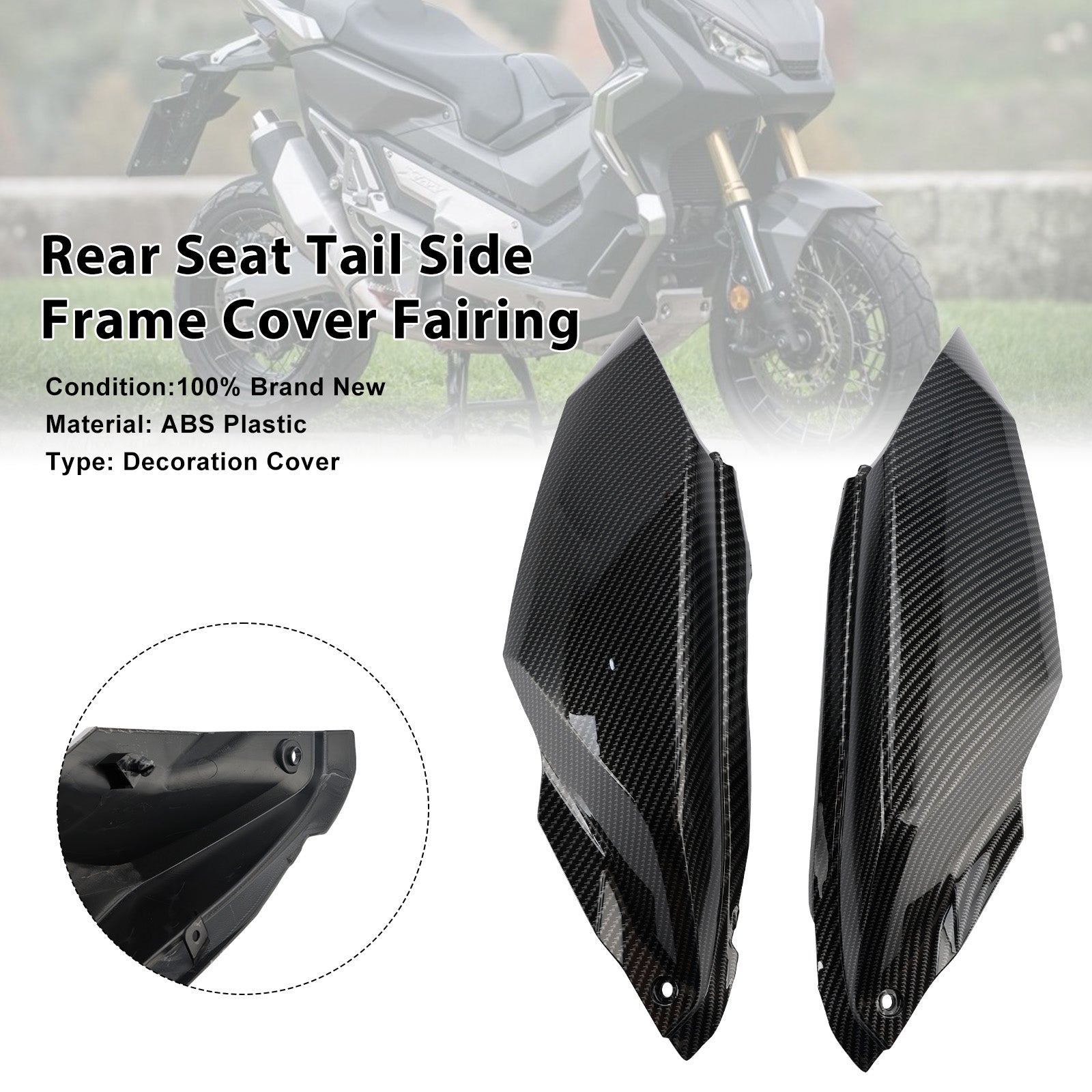 2017-2020 Honda XADV-750 Rear Seat Tail Side Frame Cover Fairing