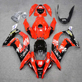 Amotopart 2016-2020 ZX10R Kawasaki Red&Black Style4 Fairing Kit