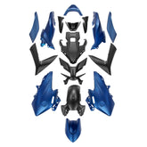 Amotopart 2023-2024 Yamaha T-MAX 560 Schwarz-Blau-Verkleidungssatz