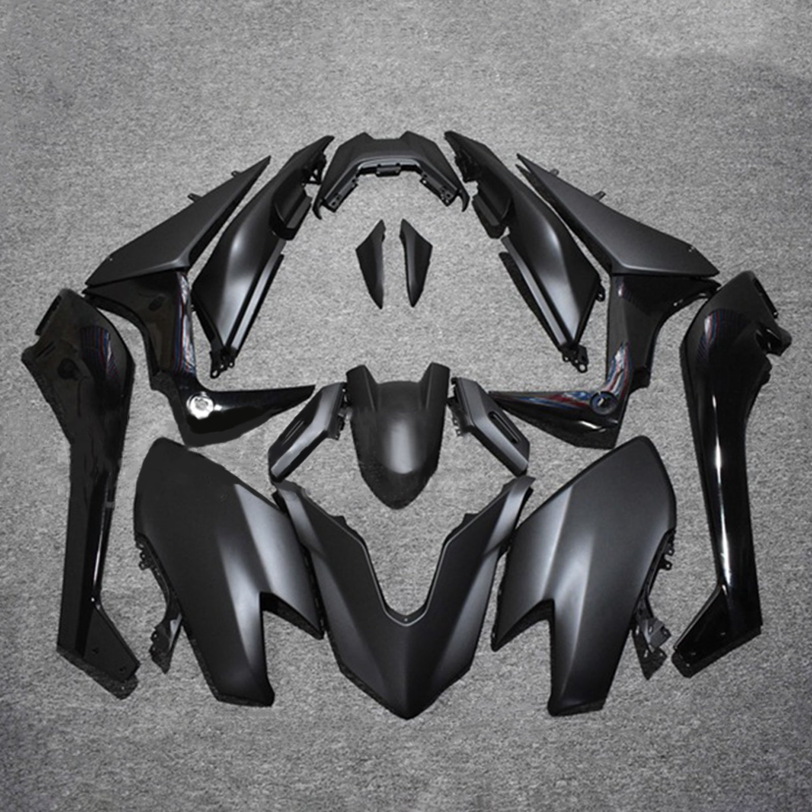 Amotopart 2017-2018 Yamaha T-Max TMAX530 Fairing Black Kit