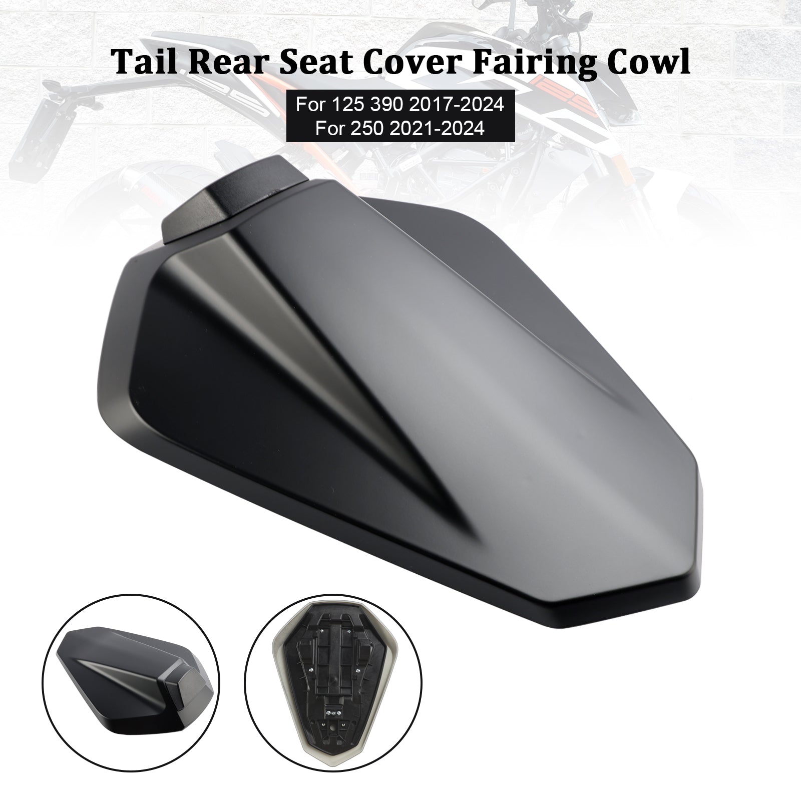 17-24 KTM 125 250 390 Tail Rear Seat Cover Fairing Cowl