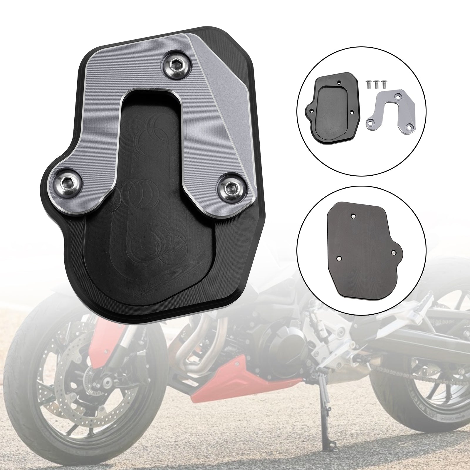 Motorcycle Kickstand Enlarge Plate Pad fit for BMW F900R F900 R 2020