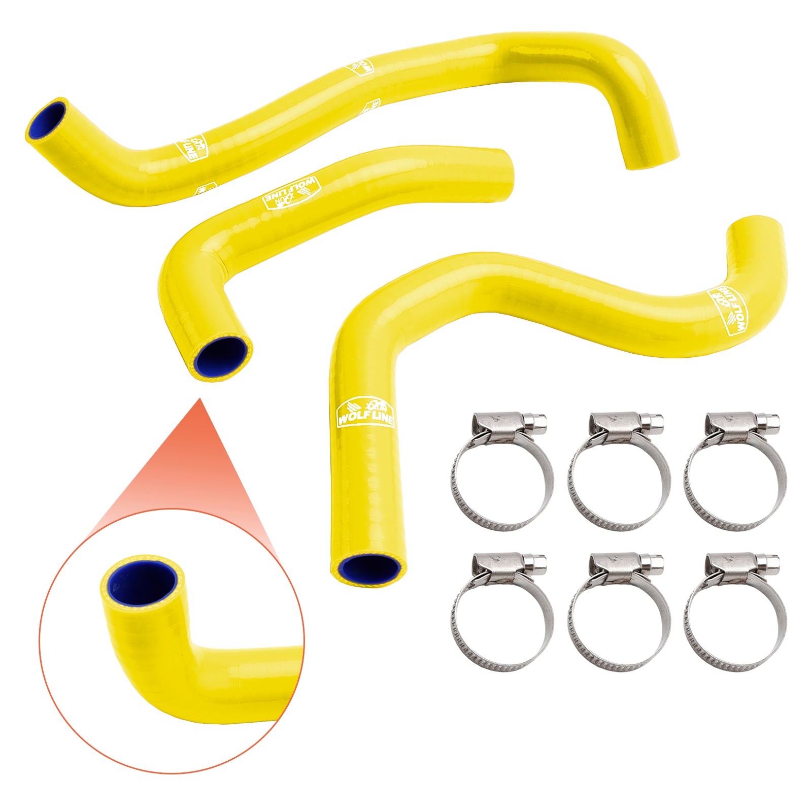 20-22 Street Triple 765 R RS Silicone Radiator Coolant Hose Kit